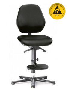 krzesło antystatyczne ESD Basic 3 9152E footrest Bimos