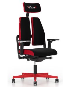 krzesło gamingowe gamingowe XiliumG Red