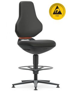 krzesło antystatyczne ESD Texon 2 foot ring Bimos