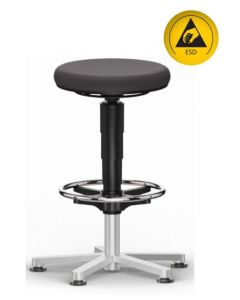 krzesło antystatyczny ESD Stool 3 9461E Foot Ring Bimos