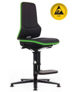 krzesło antystatyczne ESD Neon 3 footrest Bimos